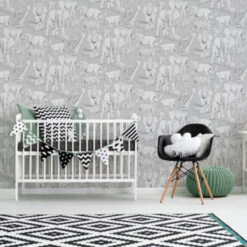 Superfresco Easy Vliesbehang Jungle Dieren Grijs (108567) -Superfresco Easy Behang Exporteren Winkel 123 1164