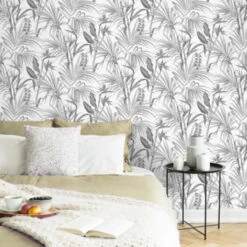 Superfresco Easy Vliesbehang Strelitzia Grijs 111740 -Superfresco Easy Behang Exporteren Winkel 123 316