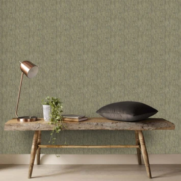 Superfresco Easy Vliesbehang Bamboe Weefsel Goud 113303 2 Superfresco Easy Vliesbehang Bamboe Weefsel Goud 113303 - Afbeelding 2