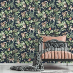 Superfresco Easy Vliesbehang Woodland Dieren Donkerblauw (108568) 8 Superfresco Easy Vliesbehang Woodland Dieren Donkerblauw (108568) -Superfresco Easy Behang Exporteren Winkel 123 837