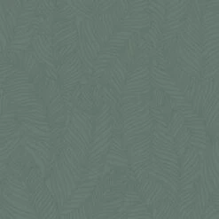 Superfresco Easy Vliesbehang Blad All Over Groen 105972