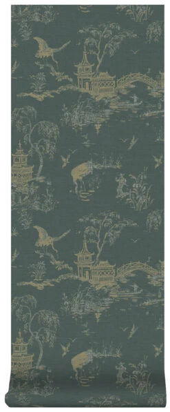 Superfresco Easy Vliesbehang Gaia Groen/blauw (dessin 113290) -Superfresco Easy Behang Exporteren Winkel 41 1094