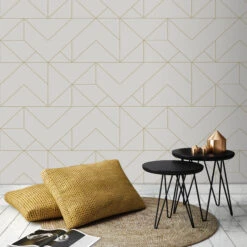 Superfresco Easy Vliesbehang Geo Goud (dessin 111533) -Superfresco Easy Behang Exporteren Winkel 41 243