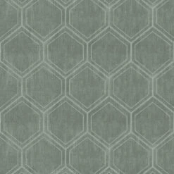 Superfresco Easy Vliesbehang Hexagon Groen (dessin 118149)