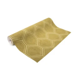 Superfresco Easy Vliesbehang Hexagon Oker (dessin 103976) -Superfresco Easy Behang Exporteren Winkel 41 298