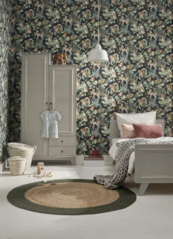 Superfresco Easy Vliesbehang Woodland Dieren Donkerblauw (dessin 108568) -Superfresco Easy Behang Exporteren Winkel 41 413