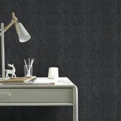 Superfresco Easy Vliesbehang Bamboe Weefsel Middernacht (dessin 103957) -Superfresco Easy Behang Exporteren Winkel 41 429