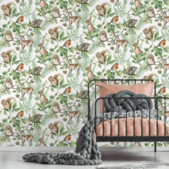 Superfresco Easy Vliesbehang Woodland Dieren Naturel (dessin 108569) -Superfresco Easy Behang Exporteren Winkel 41 447