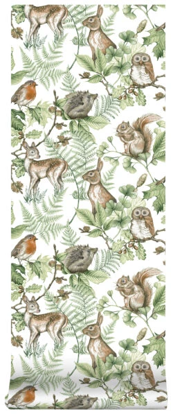 Superfresco Easy Vliesbehang Woodland Dieren Naturel (dessin 108569) -Superfresco Easy Behang Exporteren Winkel 41 448