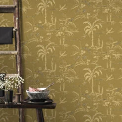 Superfresco Easy Vliesbehang Soraya Oker (dessin 113309) -Superfresco Easy Behang Exporteren Winkel 41 577