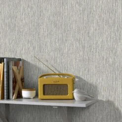 Superfresco Easy Vliesbehang Bamboe Weefsel Grijs (dessin 105155) -Superfresco Easy Behang Exporteren Winkel 41 583