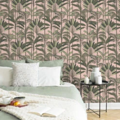 Superfresco Easy Vliesbehang Tropic Roze (dessin 118133) -Superfresco Easy Behang Exporteren Winkel 41 644