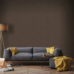 Superfresco Easy Vliesbehang Leer Blokken Bruin (dessin 103485) -Superfresco Easy Behang Exporteren Winkel 41 730